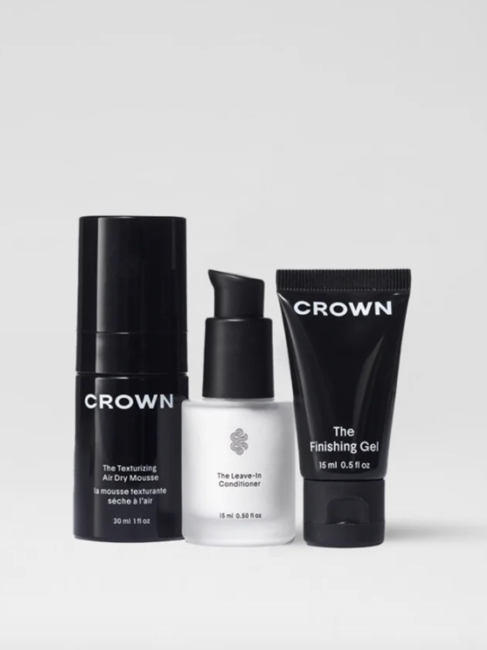 CROWN AFFAIR The Mini Air Dry Set